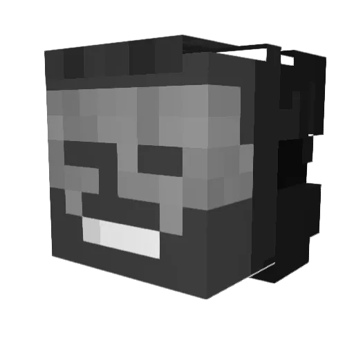 pokortalo Minecraft avatar head, 3D render