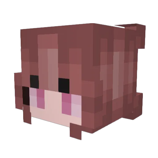 polad018 Minecraft avatar head, 3D render