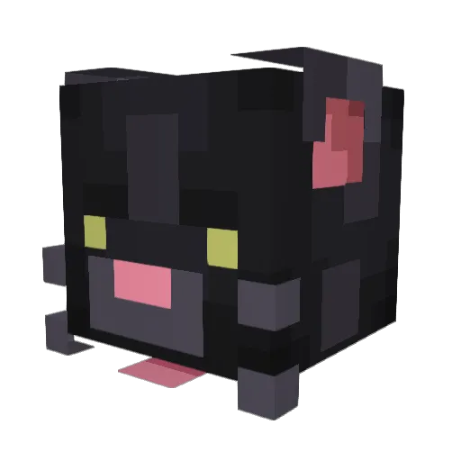 polaq Minecraft avatar head, 3D render