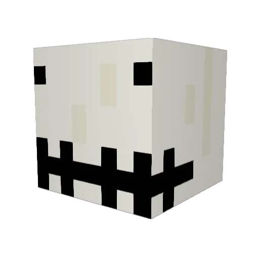 polarais Minecraft avatar head, 3D render