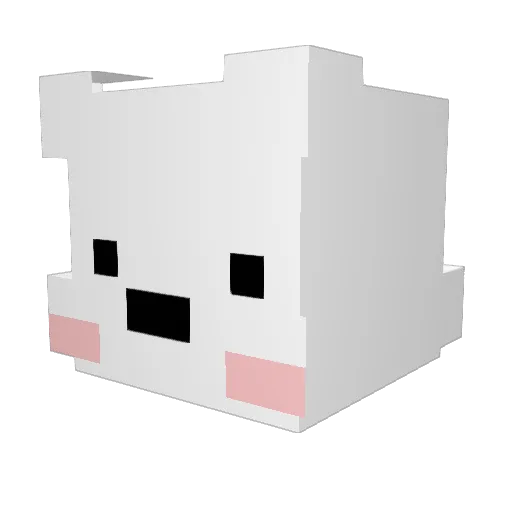 polarbear1124 Minecraft avatar head, 3D render