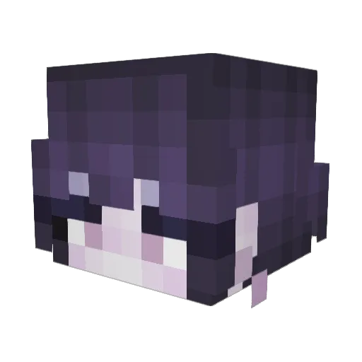 polarih Minecraft avatar head, 3D render