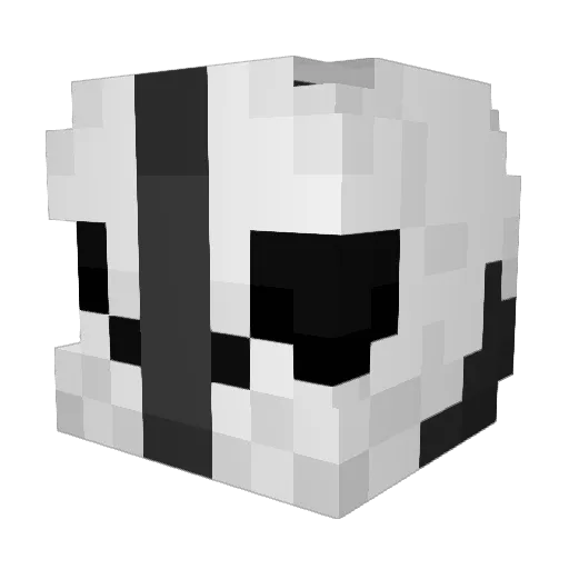 polarizesav Minecraft avatar head, 3D render