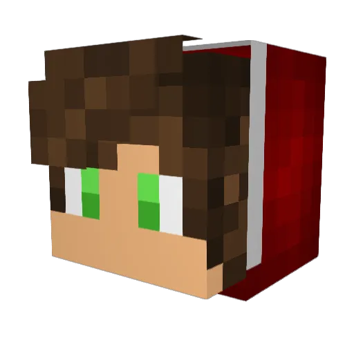 polarman5 Minecraft avatar head, 3D render