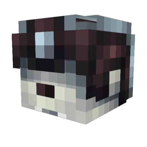 polarstone Minecraft avatar head, 3D render
