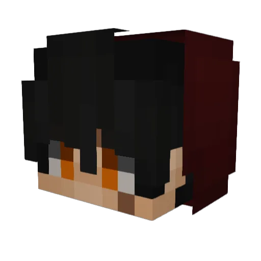 polatr Minecraft avatar head, 3D render