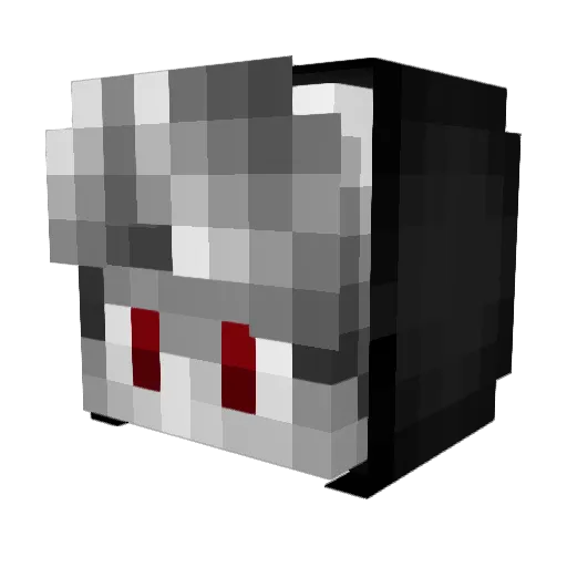 polcyy Minecraft avatar head, 3D render
