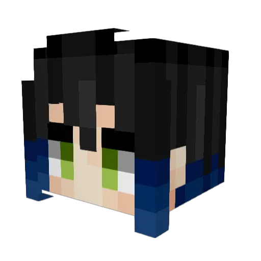 policepickle Minecraft avatar head, 3D render