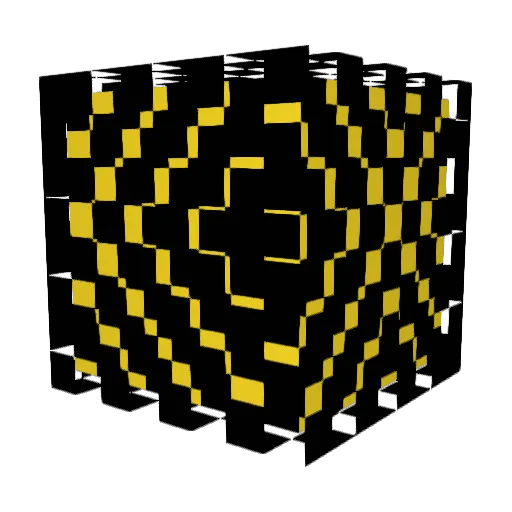 polima Minecraft avatar head, 3D render