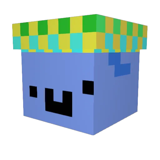 polish_slavic Minecraft avatar head, 3D render