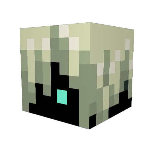 pollardwight Minecraft avatar head, 3D render