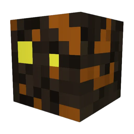pollen42 Minecraft avatar head, 3D render