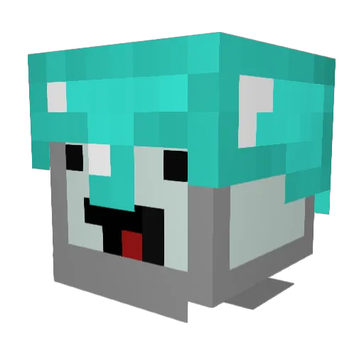 pollino23 Minecraft avatar head, 3D render