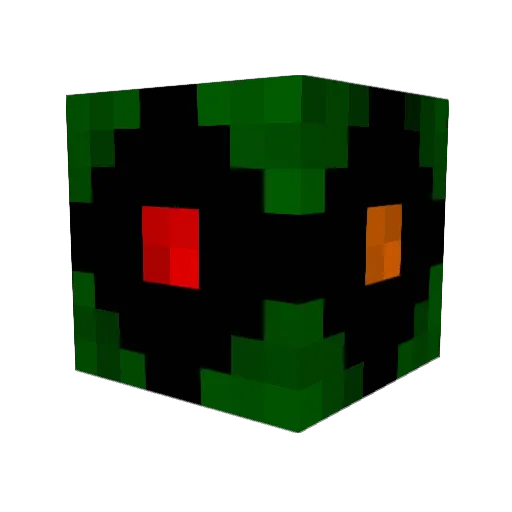 pollub Minecraft avatar head, 3D render