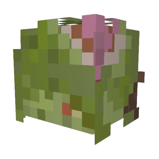 pollux_gemini17 Minecraft avatar head, 3D render