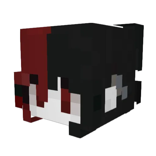 polnito Minecraft avatar head, 3D render