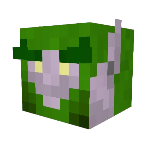 polo23489 Minecraft avatar head, 3D render