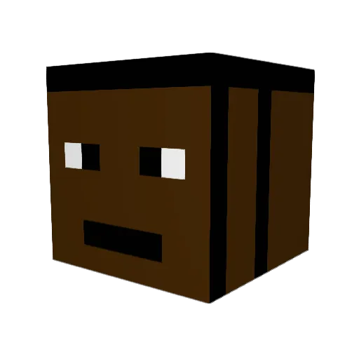 polo_76 Minecraft avatar head, 3D render