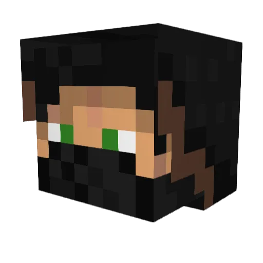 polonescraftS2 Minecraft avatar head, 3D render