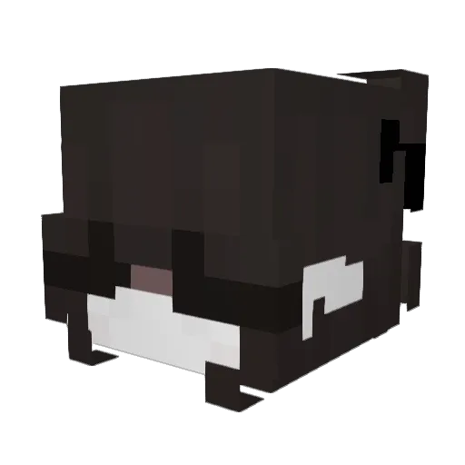 polongus Minecraft avatar head, 3D render