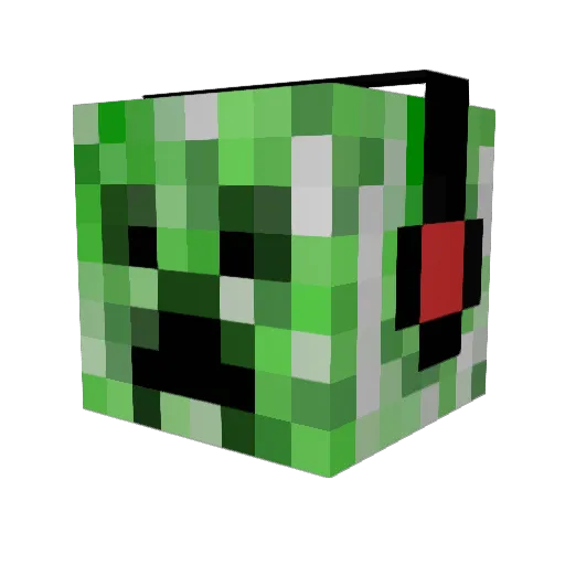 polote78 Minecraft avatar head, 3D render