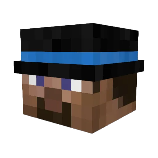 polskisnipe1 Minecraft avatar head, 3D render