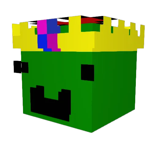polspeed1984 Minecraft avatar head, 3D render