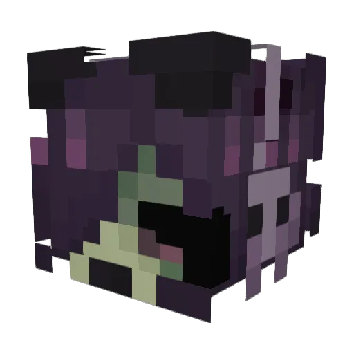 poly3thylene Minecraft avatar head, 3D render