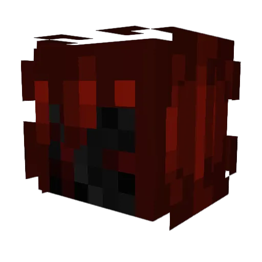 polyblankjazzpnk Minecraft avatar head, 3D render