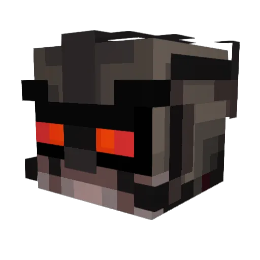 polypapa1 Minecraft avatar head, 3D render