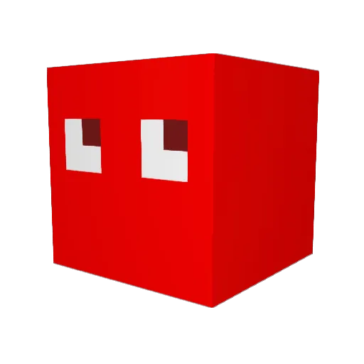 polytache Minecraft avatar head, 3D render