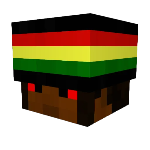 polythegoat Minecraft avatar head, 3D render
