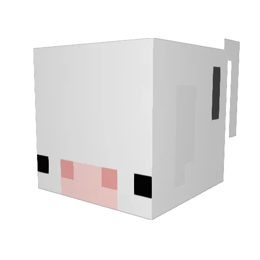 pomba19912 Minecraft avatar head, 3D render