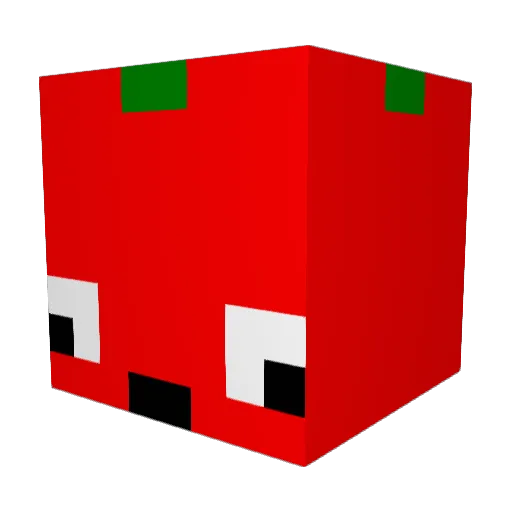 pomidorek123 Minecraft avatar head, 3D render