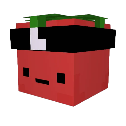 pomidorekk7_ Minecraft avatar head, 3D render