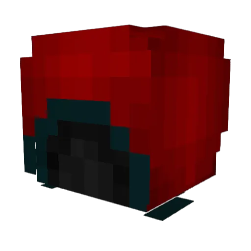 pomn156 Minecraft avatar head, 3D render