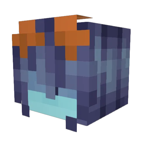 pompog Minecraft avatar head, 3D render