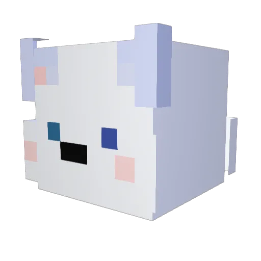 pon8208 Minecraft avatar head, 3D render