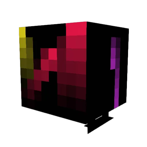 poncotu Minecraft avatar head, 3D render