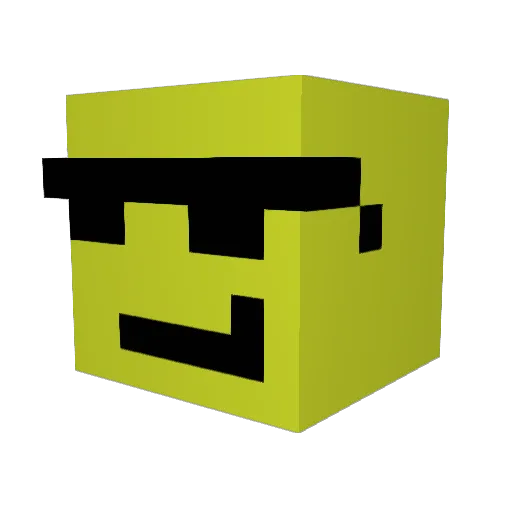 ponczek19 Minecraft avatar head, 3D render