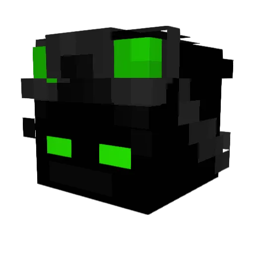pondianxz Minecraft avatar head, 3D render