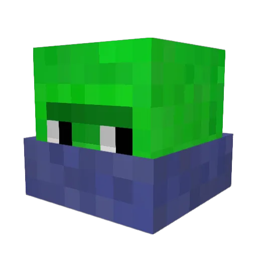 ponsukeTY Minecraft avatar head, 3D render