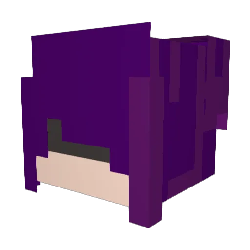Minecraft-Avatar von ponteraria: Kopf als 3D-Render