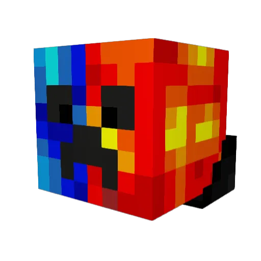pontisar1 Minecraft avatar head, 3D render