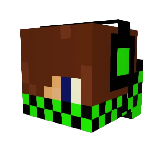 pontusgbk Minecraft avatar head, 3D render