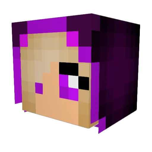 pony119 Minecraft avatar head, 3D render
