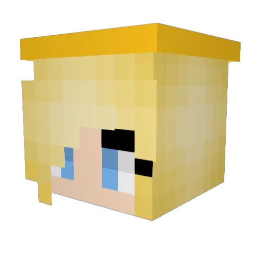 ponylover65 Minecraft avatar head, 3D render