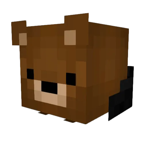 pooGS2000 Minecraft avatar head, 3D render