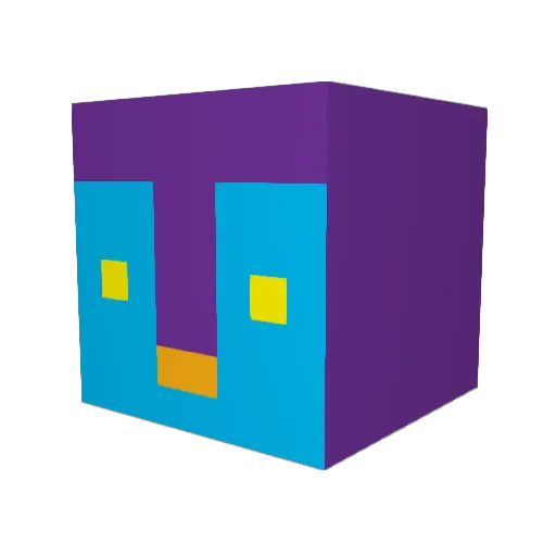 pookie_lol Minecraft avatar head, 3D render