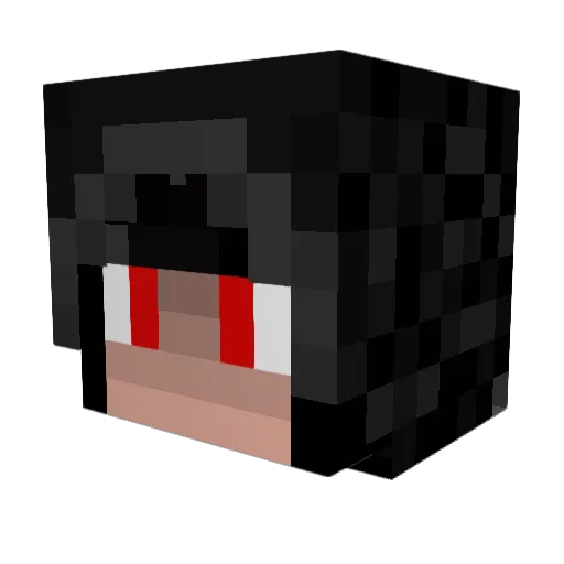 pookman4 Minecraft avatar head, 3D render